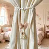 2026 Nuevo Estilo Sencillo y Dulce Mariposa de Lentejuelas Perla Correas de Amarre para Cortinas para Decoración de Casa Nueva, Habitación y Balcón