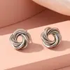 Pendientes Europeos y Americanos de Nuevo Estilo Personalizados Transfronterizos Metal Retro de Gama Alta Irregulares con Borlas Círculo Pendientes Geométricos para Mujer