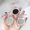 Nueva sombra de ojos monocromática, película fina y brillante, polvo suave ceroso, alta luminosidad, maquillaje de color económico, sombra de ojos monocromática multifuncional.