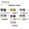 Gafas de Sol de Aro Estilo Europeo y Americano 5246 Gafas de Sol Transfronterizas Estilo Callejero Moda Casual Gafas de Sol de Moda Monturas de Gafas de Aro