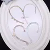 Aretes Colgantes de Oreja de Elfo Hechos a Mano Materiales para Joyería DIY Cinco Colgadores Gancho para Oreja Colgante Estereoscópico Accesorios de Aleación
