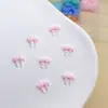 Novos Acessórios para Nail Art de Resina Gravata Borboleta Acessórios de Unha DIY Brincos Capa de Celular Acessórios de Unha Vestíveis