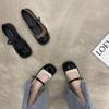 Diseño Nicho Zapatos Pequeños de Cuero Estilo Británico Retro Francés Zapatos de Cuero Pequeños Fragantes Zapatos Mary Jane Planos Zapatos de Mujer de Principios de Primavera