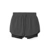 Comércio Exterior Transfronteiriço Shorts de Corrida Masculinos Camada Dupla Falso Duas Peças Esportes Fitness Respirável Treinamento de Basquete Calças de Jogging Estilo Americano