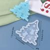 Molde de silicone em forma de árvore de Natal para assar bolos DIY