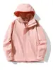 Chaqueta de Montañismo con Capucha a Prueba de Viento e Impermeable Estilo Pareja Sellada Térmicamente Ropa Exterior Deportiva al Aire Libre para Hombre Primavera y Otoño