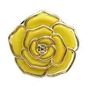 Gancho para Bolso Redondo con Forma de Rosa de Alta Rotación en Stock, Gancho Plegable para Mesa 3D, Gancho Navideño de Flor de Plástico