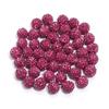 10 peças/pacote Shambhala cerâmica macia contas retas cor cerâmica macia pulseira redonda diy pulseira colar acessórios
