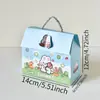 Cachorro Lindo Caja de Embalaje Portátil Caja Vacía Caja de Regalo de Dibujos Animados Caja de Regalo para Dulces Scones Horneado Galletas Portátil