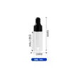 Botella Dosificadora Gotero de Punta de Plástico de 1-5ml Gotero de Vidrio Transparente Botella de Emulsión de Agua Botella de Muestra de Esencia Cosmética Venta al por Mayor