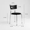 Cadeira de Jantar para Casa Usada Nórdica Madeira Maciça Celebridade da Internet Cadeira Berg Moderna Minimalista Designer Francês Retrô Cadeira para Mesa de Jantar