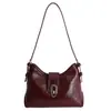 Bolso Cruzado de Hombro Único con Hebilla Textura de Cuero Suave Retro Transfronterizo 2026 Nuevo Bolso Bajo el Brazo para Mujer Estilo Melade Bolso para Viajes Diarios
