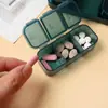 Organizador de Pílulas Portátil com 7 Compartimentos Caixa de Remédios Selada Dia da Semana Manhã Tarde Noite Estojo de Pílulas para Viagem Dispensador de Pílulas