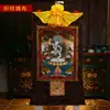 Tela de Algodón de Nepal Pigmento Mineral Natural del Tíbet Estatuas de Buda Magila Pintura Colgante Tangka de Buda Lao Zhunma 1.1m