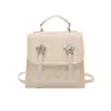 Mochila Fresca y Sencilla Estilo Coreano para Mujer, Bolso de Mano a Cuadros Nueva Moda 2026, Bolso Versátil para el Trabajo