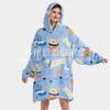 Logotipo Personalizado Sherpa Ropa de Casa 2025 Europeo y Americano Súper Caliente Impresión Sudadera Estilo Perezoso Perezoso Camisón