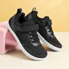 Sapatos Infantis de Biqueira Larga Transfronteiriços, Novos Tênis Casuais Esportivos para Meninos, Botas Baixas de Caminhada para Meninas, Calçados para Exterior, Respiráveis