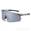Gafas Deportivas Deportivas de Medio Marco para Ciclismo de Nuevo Producto Transfronterizas Gafas para Correr Gafas de Sol Coloridas Lentes con Recubrimiento al Vacío Lente Integrada