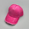 Nova boné de beisebol retro de cor sólida de cano alto para homens e mulheres com buraco protetor solar estilo americano antigo casual para caminhoneiro atacado