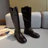 6337-2 Botas Altas de Caballero para Mujer, Colección Otoño/Invierno 2026 Nuevo, Botas Largas Melard, Botas Altas de Pierna Gruesa, Botas para Mujer de Tallas Grandes