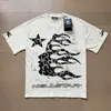 Comercio Exterior Transfronterizo Hellstar Hellstar Marca de Tendencia Europea y Americana Talla Grande Holgada Sudadera Camiseta Casual de Manga Corta para Hombre y Mujer