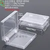 Caja de Joyería para Pulsera de Cristal, Caja de Joyería para Pulsera, Caja de Exhibición para Muestras Minerales, Caja de Almacenamiento Transparente para Pendientes y Tachuelas