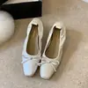 Zapatos de moda estilo retro francés con punta cuadrada y tacón grueso para mujer, nuevo modelo primavera y otoño 2026, zapatos tipo mocasín para el día a día con lazo