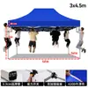 Toldo Protector Solar para Exteriores, Carpa Plegable, Sombrilla Grande de Cuatro Esquinas Engrosada y Reforzada, Carpa de Exposición para Montaje de Puesto, Impresión Personalizada con Publicidad
