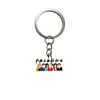 Chaveiro Criativo de Mercadoria de Série de TV Americana, Chaveiro Personalizado de Borracha Macia de PVC Cartoon, Pingente de Bolsa, Enfeite de Chave de Carro, Acessório