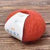 Fio de Mohair Bebê Sul-Africano de Cor Quente para Tricô à Mão Crochê DIY Fio Fino Fio de Mohair Seda Bola de Lã Cavalo Marinho Atacado