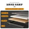Cama individual plegable para uso doméstico, cama sencilla para dormitorio de adultos, cama de tablero duro para habitación de alquiler, cama de hierro portátil, cama de acompañante, cama extra