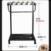 Suporte universal para guarda-chuvas com impressão de bloqueio, banco de publicidade, armazenamento conveniente, porta-guarda-chuvas, lobby de hotel, casa comercial