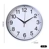 Reloj de pared simple al por mayor, reloj de pared de plástico para el hogar, reloj digital redondo estéreo de moda creativa para sala de estar, báscula digital