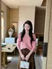 Suéter de punto de cuello en V para mujer, de cachemir cepillado de peso pesado, 28 hilos, lana, seda de morera, suéter pullover de color sólido para otoño/invierno 26