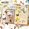 Paquete de Pegatinas Ciudad del Crepúsculo Serie Mariposa Fusu Diario de Mariposas Material para Manualidades Pegatinas Decorativas 30 Hojas 6 Diseños