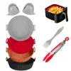 Promoção Quente da Amazon Almofada para Panela Air Fryer Silicone de Grau Alimentício Reutilizável Redonda Panela Air Fryer Assadeira