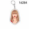 Chaveiro Acrílico Periférico Taylor Swift Dupla Face Pingente de Bolsa Escolar Taylor Swift
