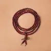 Atacado Sandália de Sangue Sândalo Africano Folha Pequena Sândalo Vermelho Contas Budistas, Vários Estilos e Especificações, Pulseiras Estilo Étnico, Contas de Rosário