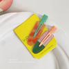 Jugo Dulce Colorido Pasador de Cabello Sin Costuras para Mujer 2024 Nuevo Estilo Pasador Flequillo Lateral Clip de Dibujos Animados Tocado