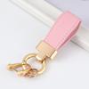 Llavero de Coche con Colgante de Pareja con Patrón de Cabra Estilo Francés Exquisito Llavero Personalizado para Mujer Lindo Accesorios Colgantes para Coche