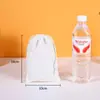 Bolsa de algodón con cordón