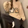 [Colección] Pijamas de otoño e invierno para mujer, cálido conjunto de franela de manga larga de forro polar de coral, ropa de estar linda y elegante