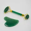 Ventas Directas de Fábrica Rodillo Masajeador de Jade Rosa Raspador de Cristal Rosa Palo de Masaje Facial Jade Rosa Especial para Uso Facial
