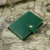 Piel de Vaca de Primera Capa Cuaderno Pequeño Sencillo Bloc de Notas Portátil Mini Portátil Bolsillo Pequeño con Solapa Pantalones Diario Creativo
