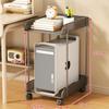 Soporte de host de computadora, base de chasis extraíble con polea, bandeja para escritorio de oficina y hogar