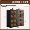 Módulo de Gabinete de Madera Maciza Antiguo con Aroma a Nube de Gasa Combinación de Gabinetes Sala de Estar Retro Gabinete Carmen Nuevo Estilo Chino Gabinete de TV Mesita de Noche