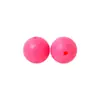 Cuentas de Silicona de 15 mm, Redondas para Pulsera de Abalorios DIY, Llavero, Accesorios para Joyería, Cuentas Sueltas al por Mayor en Stock