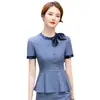 Traje Profissional feminino moda verão 2023 temperamento uniforme de comissária de bordo recepção de hotel salão de beleza joalheria macacão