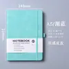 Caderno A5 Encadernado com Costura Livro de Registro de Reuniões de Trabalho B5 Bloco de Notas Impresso para Escritório Pu Caderno de Anotações Souvenir de Negócios Personalização