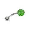 Anel de Umbigo Estilo Europeu e Americano Resina Brilhante Anti-Opala Unha de Umbigo Body Piercing Joia de Piercing Fivela de Umbigo Atacado